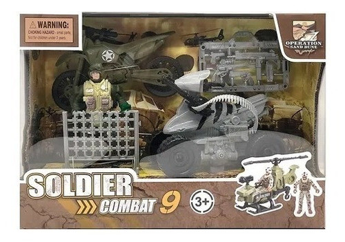 Soldier Combat 9 New Toy Soldier Set Military Kit