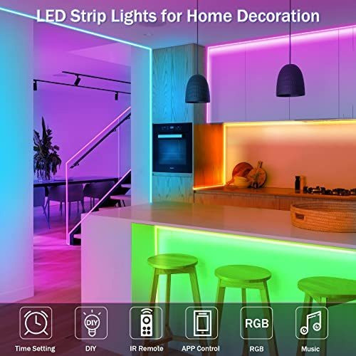Luces Led Keelixin De 65.6 Pies Sincronizacion Inteligente 1