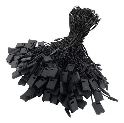 Lacres De Autenticidade Pendura Tag Corda Para Roupa Preto 0