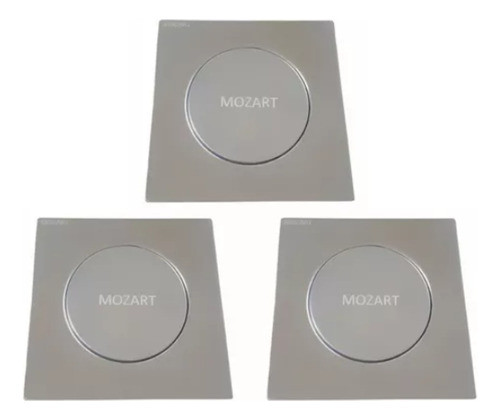 Combo Rejillas Mozart 7322 P/piso Cuadrada 20x20 X3 0