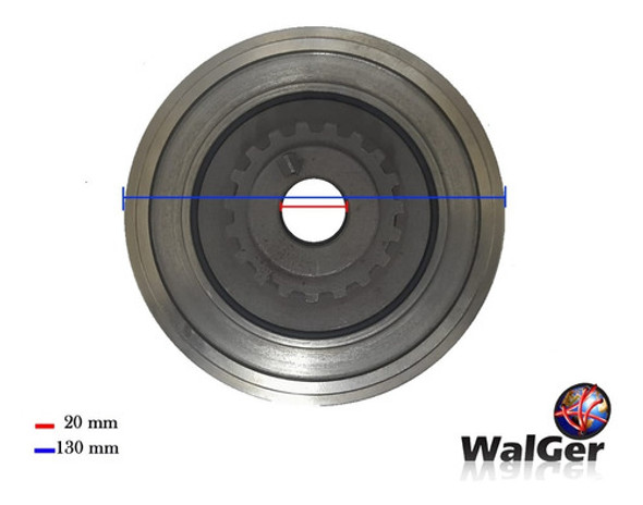 Polea Cigueñal Ford Fiesta 1.8 Endura Español Diesel 3pk 1