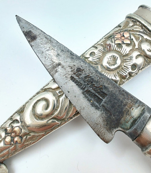 Cuchillo Verijero Antiguo La Movediza Alpaca - Cuchilleria 1