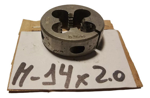 Cojinete Terraja  Rosca  Metrica  M 14 X 2.00 Diametro 38mm 0
