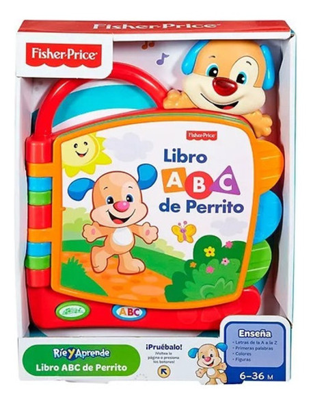 Fisher Price Libro Abc De Perrito Dlh74 0