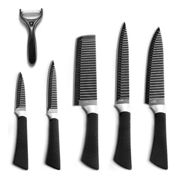 Kit 6 Pcs Facas Casa 1