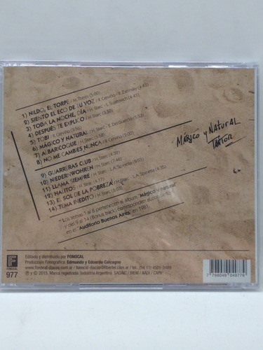 Tantor Mágico Y Natural Cd Nuevo 1