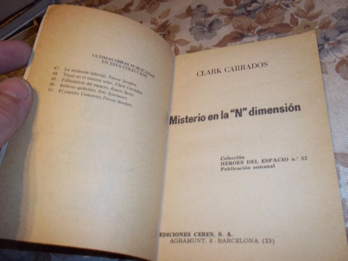 Misterio En La  N  Dimension - Clark Carrados - Nro. 52 1