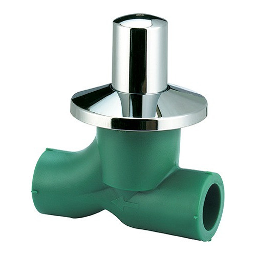 Llave Paso Agua Acqua System 25mm Cabezal Polimero Bronce 0
