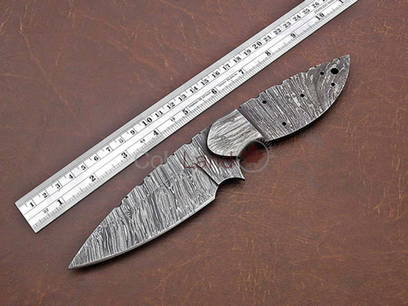 Cuchillo Acero Damasco Coldland Knives De 9.25  Hecho A M... 1