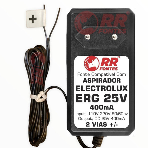 Fonte Carregador Pra Aspirador Electrolux Erg24 Erg25 Dc 25v 1