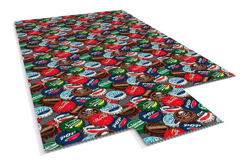 Cielorraso Pared Pvc 6mts 10mm Caps 1