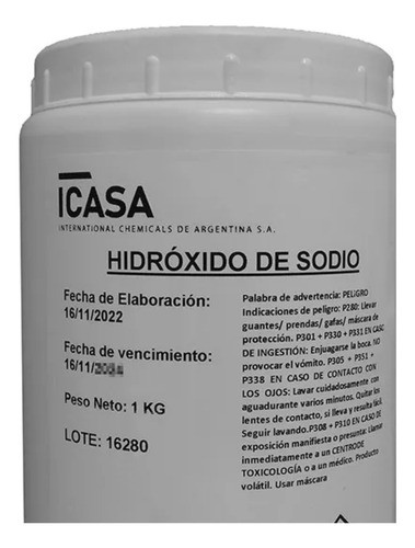 Soda Cautica 99% 1kt 0