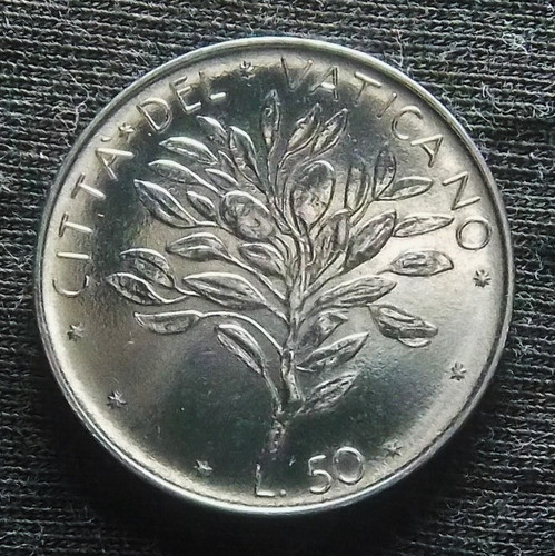 Vaticano 50 Liras 1971 Sc Km 121 Oliva Pablo Vi 0