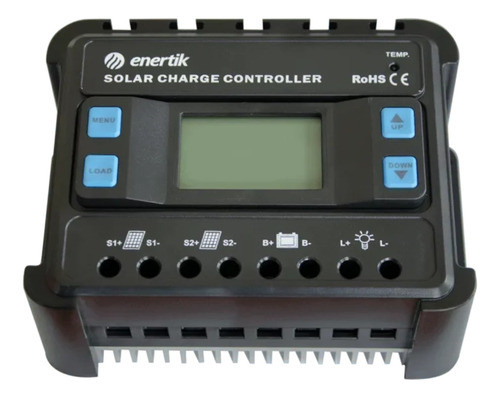 Regulador De Voltaje Para Panel Solar 24v/48v 30a - Enertik 0