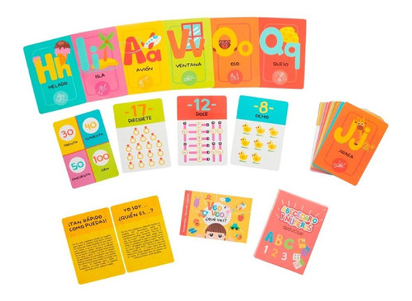 Juegos De Cartas Didácticas Con Marcador Pack Inicio Niños 1