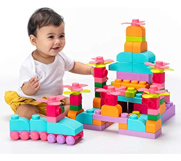 Uniplay Plus Soft Building Blocks Creatividad Juguete, Juego 0