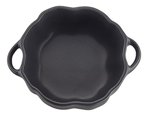 Staot Ceramics Pumpkin Cocotte, 24 Oz, Negro Mate 0
