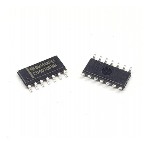 Pack X 5 Cd40106bm Cd 40106 Cd40106 Smd Sop14 Ic 1