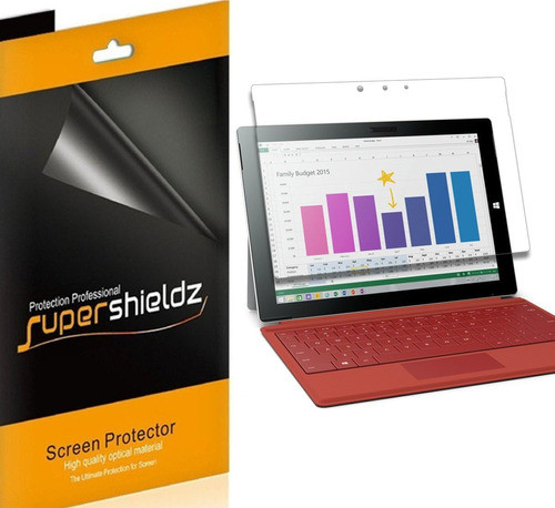 (paquete De 3) Supershieldz Para Microsoft Surface Pro 3 De 0