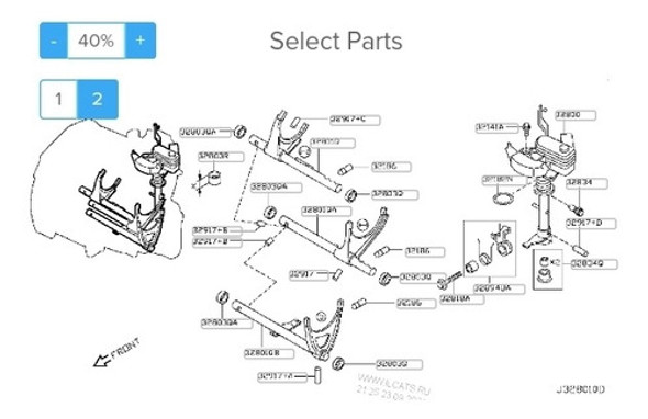 Conjunto Controlador De Cambios Nissan Tiida Original 1