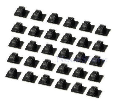 30pcs Mini Auto Adhesivo Auto Ajustable Coche Cable Abrazade 0