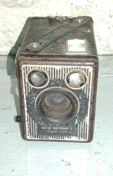 Antiguo Vintage Camara Fotos Kodak Six 20 Brownie E 1
