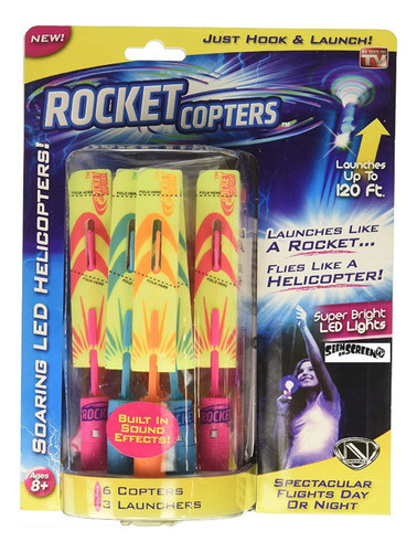 Onda Con Dardos Led Rocket Copters 0