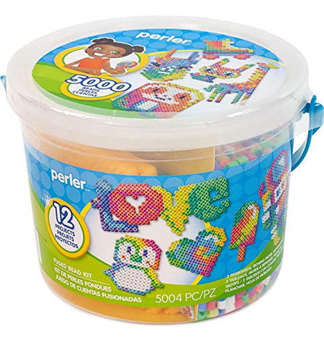 Perler Colors Mini Beads, 16000pcs, Bandeja Grande De Verano 0