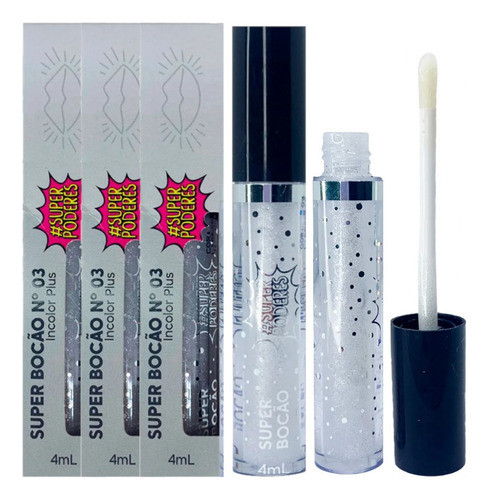 24 Gloss Super Bocao N3 Incolor Gsbsp Super Poderes Atacado 1