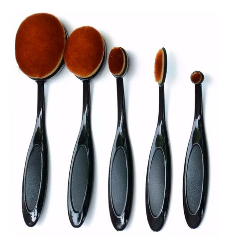 Set De Brochas Pinceles Maquillaje Semi Profesional Mvdsport 0