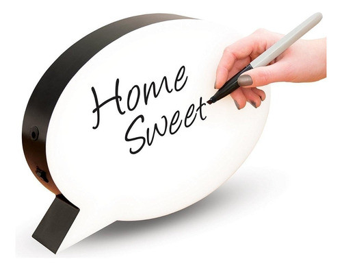 Cartel Luminoso Para Escribir Con Marcadores,pizarra, Luz 0