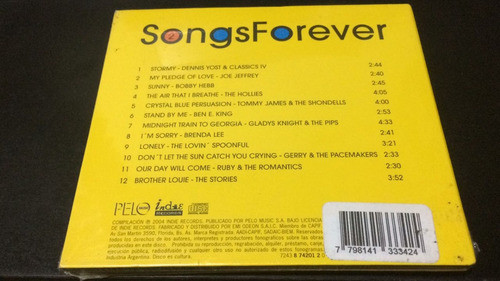Songs Forever The Hollies B.b. King Benda Lee...cd Nuevo Dig 1