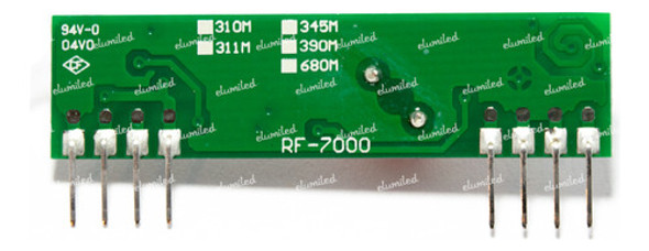 Modulo Receptor Rf Trimmer 433.92 Mhz 1