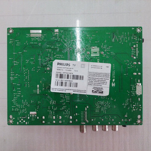 Placa Principal Tv Philips 40pfg4109 78 1