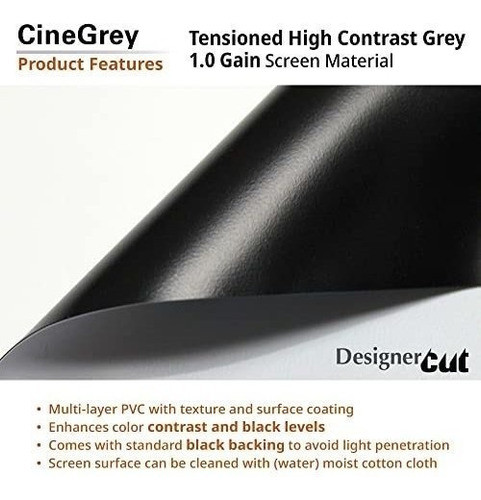Material De Pantalla Para Proyector Alto Contraste 135 PuLG 1
