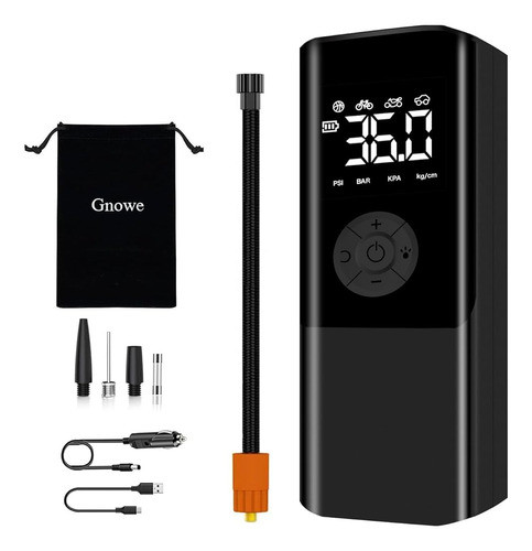 Compresor De Aire Portátil Del Inflador De Neumáticos Gnowe 0