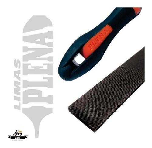 Lima Plana Paralela Entrefina 15cm Cabo Y Funda Premiu Plena 1