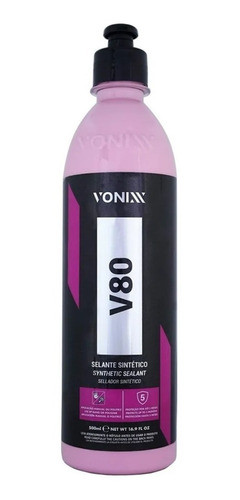 V80 Selante Sintetico 500ml Vonixx Automotivo Diamond Uv 0