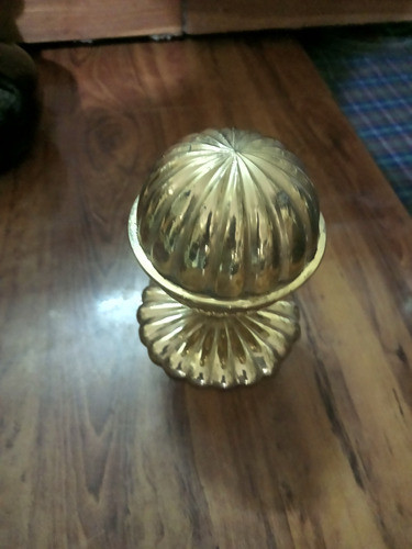 Pomo Bocha De.estilo.gajo De Bronce .usado Muy Bueno !oferta 1