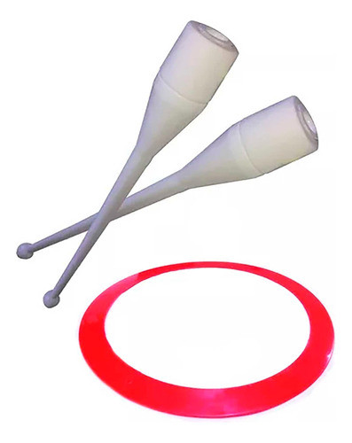 Aros Planos X3 + Par De Clavas Deportes Gymman P 0