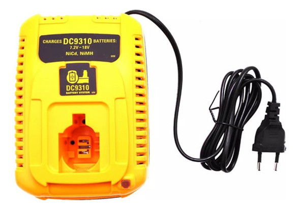 Para Carregador De Bateria Dewalt 7.2v-18v Dc9310 Nicad E Ni 0