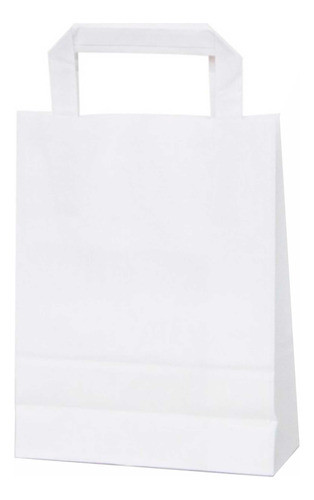 Bolsas Blancas  Premium Con Asas -  44x48x14 Cm - 100 Unid. 0