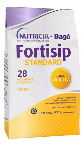 Suplemento Fortisip Standard Sabor Vainilla Pouch X 700 G 0