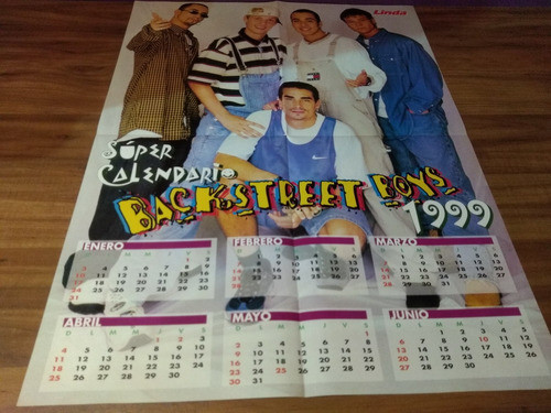 (u006) Poster Backstreet Boys * 52 X 42 1