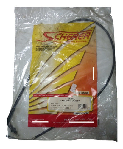Cabo Afogador Cb 500 1997 A 2005 Scherer 0