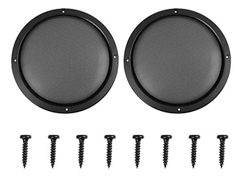 X Autohaux 2pcs 8  Car Speaker Mesh Grill Cover Protector Su 0