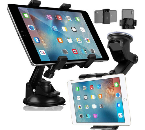 Suporte Tablet iPad E Celular Carro Veicular Gps Painel Mesa 0