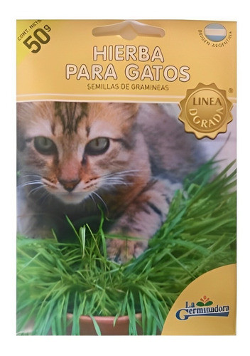 Hierba Para Gatos Sobre Por 50gr, Línea Dorada Valhalla Grow 0