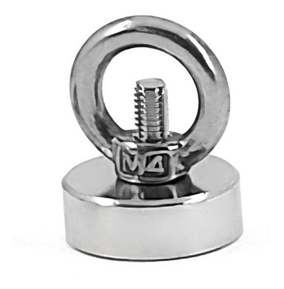 Fixador Magnético 20mm Rosca M4 Olhal Força Aprox. 5kg 20un 0