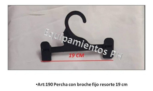 Percha Plásticas Con Broche -lencería-mallas-pantalón 19cm 1